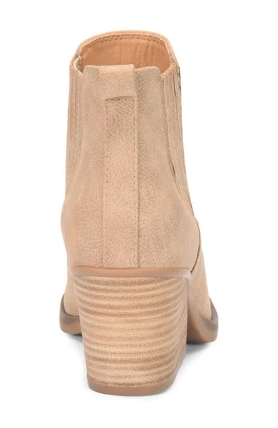 Korks Hadley Block Heel Bootie In Brown