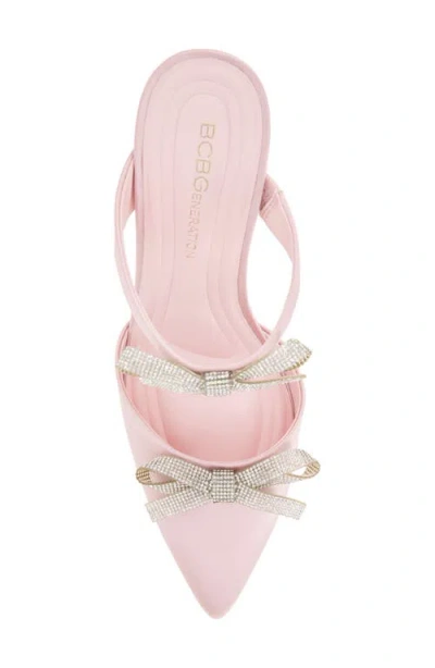 Bcbgeneration Bardia Pointed Toe Mule In Pink
