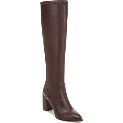 Franco Sarto Women's Katherine Block Heel Pointed Toe Knee High Boots In Brown
