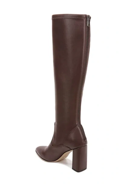 Franco Sarto Women's Katherine Block Heel Pointed Toe Knee High Boots In Brown