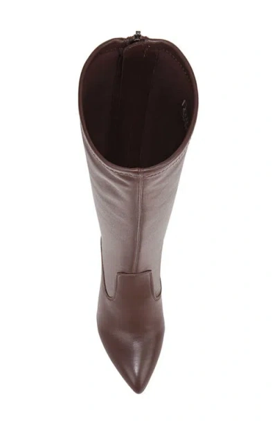 Franco Sarto Women's Katherine Block Heel Pointed Toe Knee High Boots In Brown