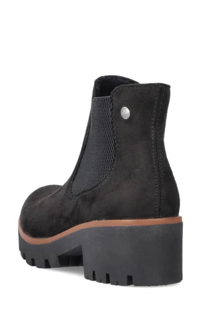 Rieker Connecticut Womens Wedge Heel Boots Colour: Black Suede, Size: 6.5 / 40