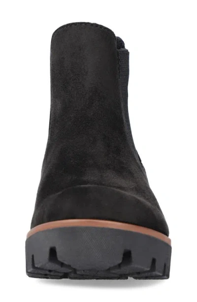 Rieker Connecticut Womens Wedge Heel Boots Colour: Black Suede, Size: 6.5 / 40