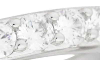 Nordstrom Rack Set Of 5 Cubic Zirconia Stackable Rings In Metallic