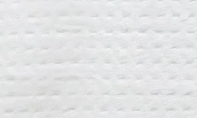 Artisan 34 Solid Textured Square Throw Blanket In White