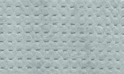 Artisan 34 Solid Textured Square Throw Blanket In Green