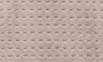 Artisan 34 Solid Textured Square Throw Blanket In Pink