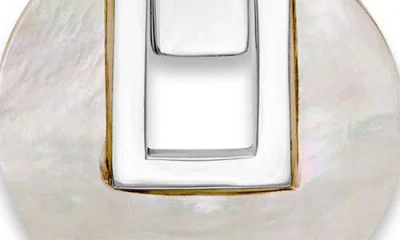 Samuel B. Round Hinge Earrings In Silver