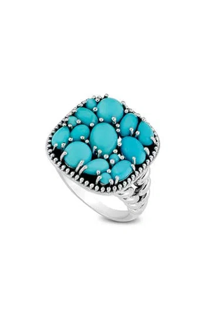 Samuel B. Silver Sleeping Beauty Turquoise Ring In Blue