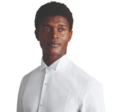 Charles Tyrwhitt Men's Slim-fit Tuxedo Dress Shirt In White