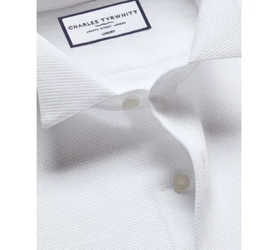 Charles Tyrwhitt Men's Slim-fit Tuxedo Dress Shirt In White