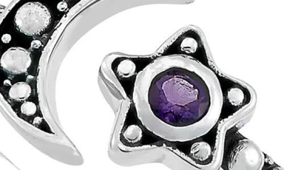 Samuel B. Silver 0.10 Ct. Tw. Amethyst Ring In Metallic