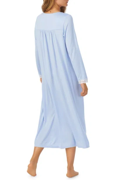 Eileen West Long Sleeve Ballet Nightgown In Blue