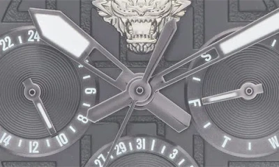 Plein Sport Powerlift Silicone Strap Chronograph Watch, 45mm In Black