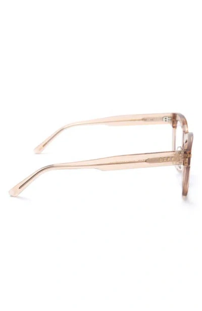 Diff Summer 47mm Blue Light Blocking Glasses In Neutral