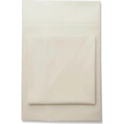Azores Home 350 Thread Count Cotton Percale Sheet Set In Neutral