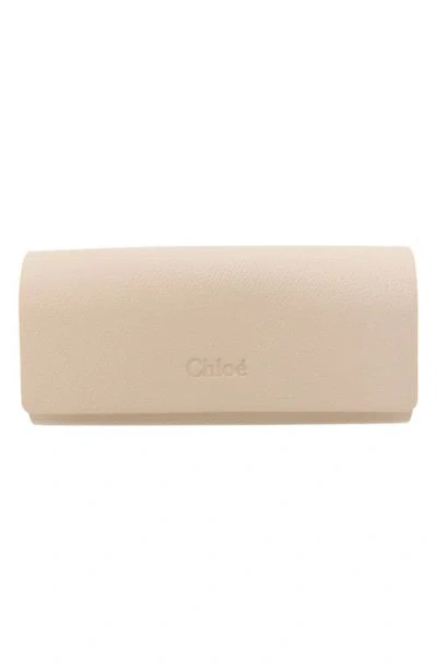 Chloé Round-frame Metal Sunglasses With Wavy Design In Multi