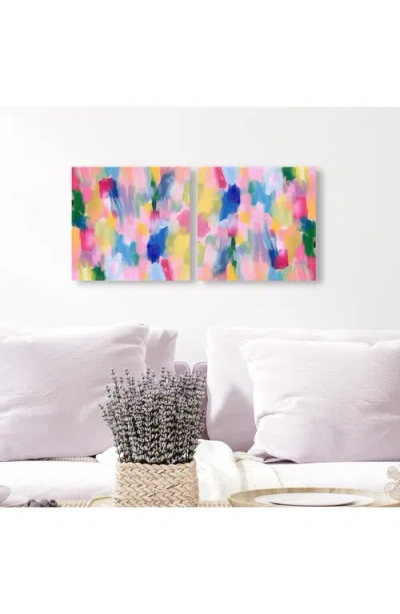 Wynwood Studio Set Of 2 Colorful Rhythm Canvas Wall Art In Multi