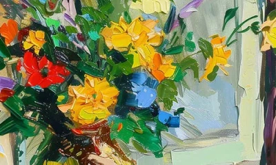 Wynwood Studio Vase By The Window Canvas Wall Art In Multi