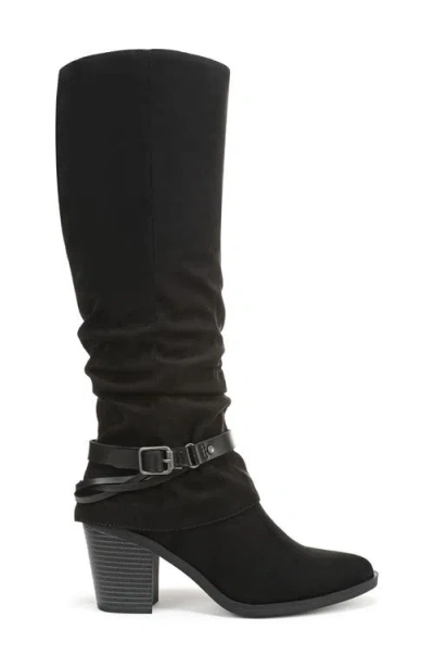 Blowfish Malibu Women's Carey Zip Block Heel Tall Boots In Black
