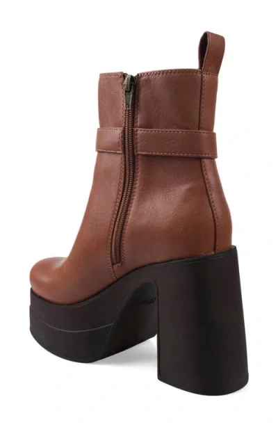 Candies Candie's Aster Platform Bootie In Brown