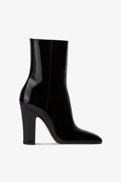 Paris Texas Lavinia Patent-leather Ankle Boots In Black