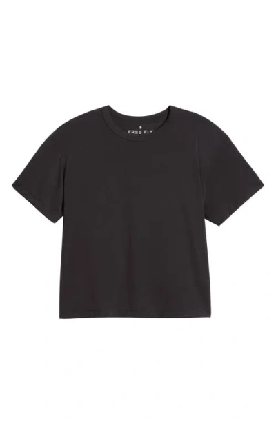 Free Fly Elevate Boxy T-shirt In Black