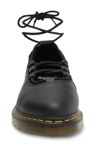 Dr. Martens Elphie Leather Ballet Flat Women In Black