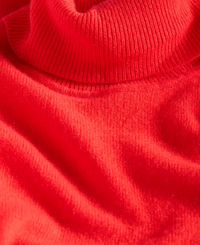 Charter Club Women's 100% Cashmere Turtleneck Sweater, Macy's Exclusive In Red