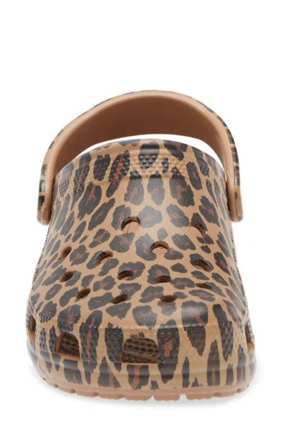 Crocs Classic Animal Clog In Brown