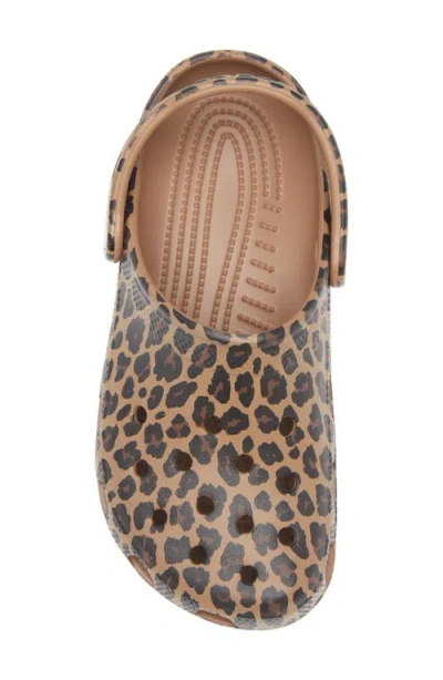 Crocs Classic Animal Clog In Brown