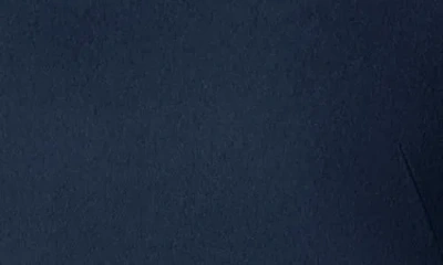 Akris Double Face Wool Flannel Sheath Dress In Blue