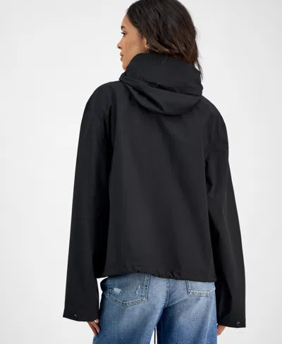 Rains Suva Shortstring Jacket In Black