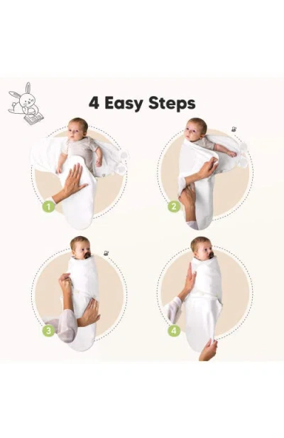 Keababies 3-pack Soothe Swaddle Wraps With Knot Hats In Multi