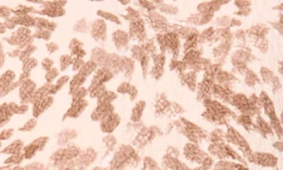 Vince Camuto Plus Size Peasant Split Neck Blouse In Brown