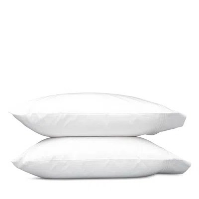 Matouk Bel Tempo King Pillowcase, Pair In White
