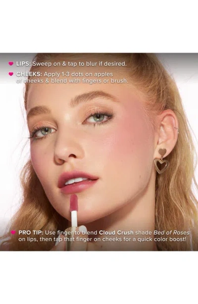 Too Faced Cloud Crush Whipped Lip & Cheek Blush Bed Of Roses 0.15 Oz/4.3 G In Multi