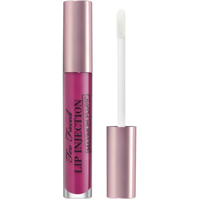 Too Faced Lip Injection Maximum Plump Extra-strength Lip Plumping Gloss In Purple
