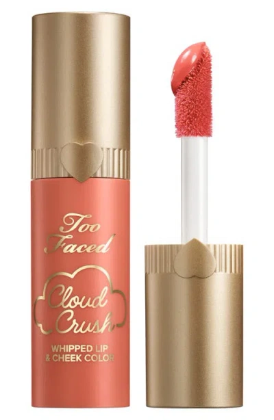 Too Faced Cloud Crush Whipped Lip & Cheek Blush Peach Blur 0.15 Oz/4.3 G