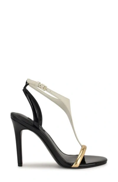 Nine West Women's Mandey T-strap High Stiletto Sandals In Black