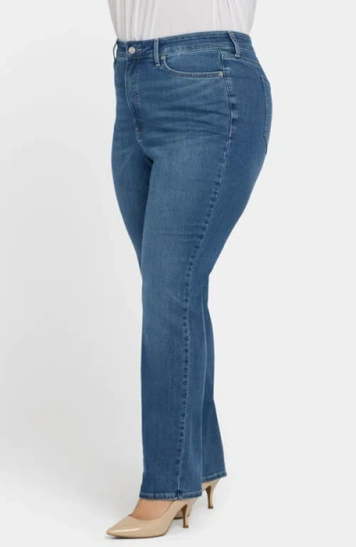 Nydj Marilyn High Waist Straight Leg Jeans In Blue