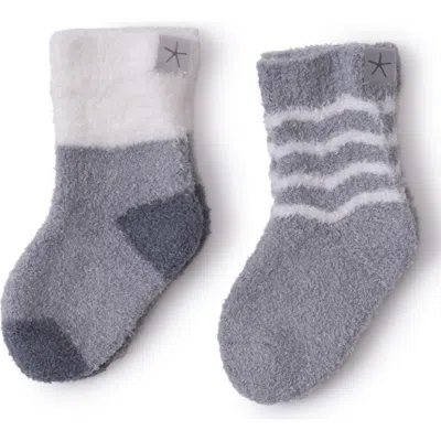 Barefoot Dreams Cozychic Lite® 2-pack Sock Set In Gray