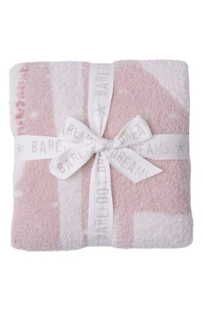 Barefoot Dreams Unisex Cozychic Giraffe Stroller Blanket In Pink