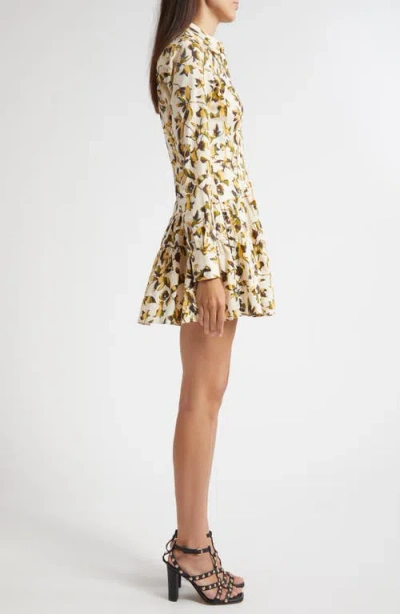 Ulla Johnson Nanette Long Sleeve Mini Dress In Lucent In Burgundy