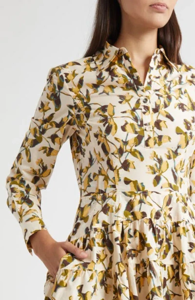 Ulla Johnson Nanette Long Sleeve Mini Dress In Lucent In Burgundy