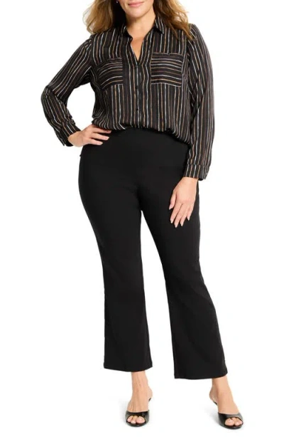 Nic + Zoe Nic+zoe Wonderstretch Berkeley Bootcut Pants In Black