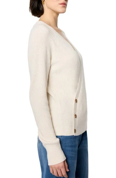 Nic + Zoe Nic+zoe Shaker Stitch Wrap Sweater In Neutral