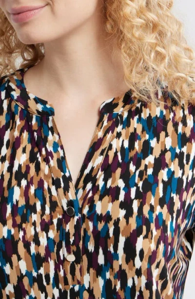 Ak Anne Klein Woodblock Texture 3q Hen P Xxs Xl In Multi