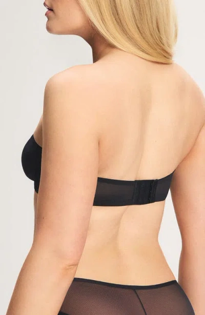 Savage X Fenty Sheer X Unlined Strapless Bra In Black