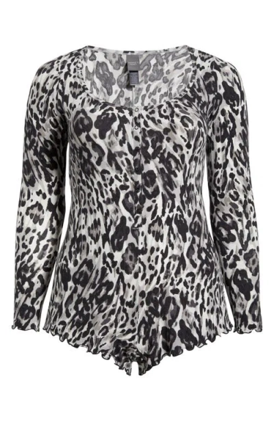 Savage X Fenty Snug Hug Ruffle Sleep Romper In Black